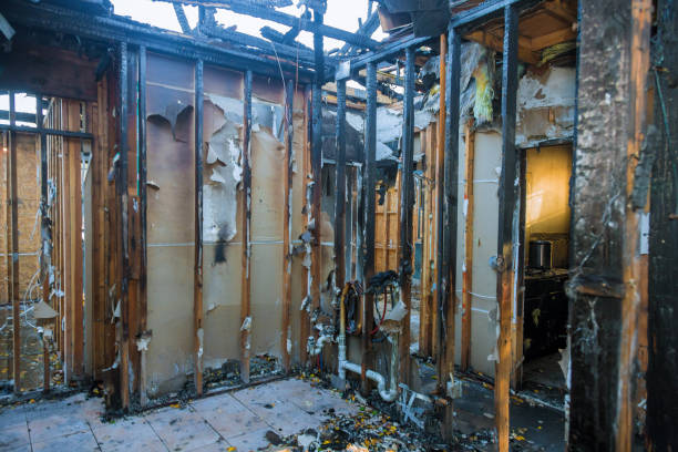 Professional Emergency Fire Damage Restoration technician working in Bala Cynwyd, PA
